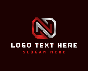 Tech - Technology Network Letter N logo design