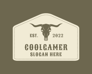Cow - Western Rodeo Saloon logo design