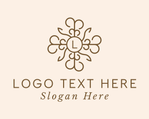 Beauty Salon Decor Lettermark Logo