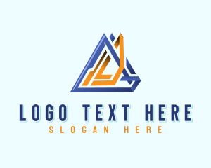 Industrial - Triangle Construction Firm logo design