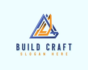 Triangle Construction Firm logo design