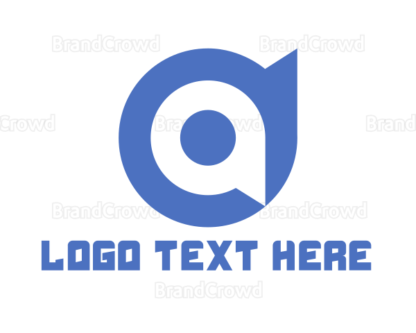 Blue Generic Communication Logo