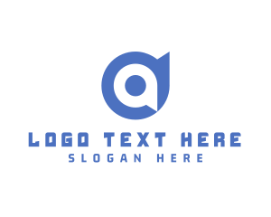 Twitter - Blue Generic Communication logo design