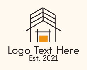 Builder - House Frame Builder logo design
