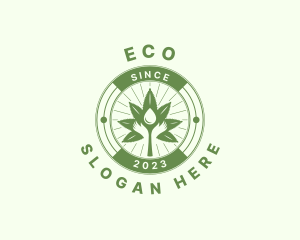 Marijuana - Hands Hemp Leaf Extract logo design