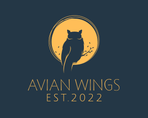 Avian Night Owl logo design