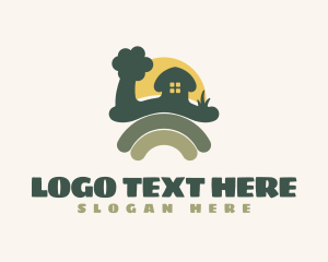 Realtor - Rural Farm Field logo design