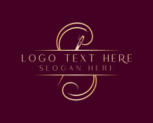 Thread - Thread Needle Quilting logo design