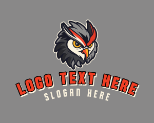 Nocturnal - Owl Bird Gaming logo design