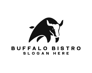 Strong Buffalo Bull logo design