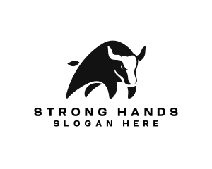 Strong Buffalo Bull logo design