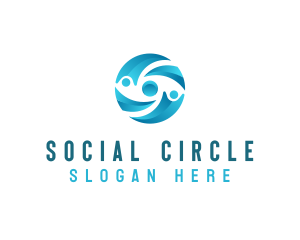 People - People Social Community logo design