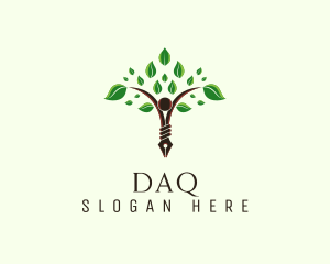Environment - Organic Pen Writer logo design