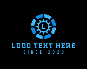 Machine - Industrial Gear Mechanic logo design
