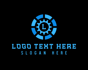 Industrial Gear Mechanic Logo