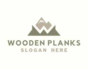 Mountain Trek Letter W logo design