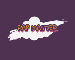 Rap - Brush Cloud Wordmark logo design