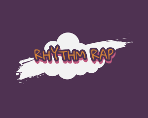 Rap - Brush Cloud Wordmark logo design