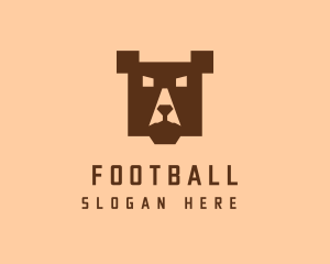Icon - Digital Pixel Bear logo design
