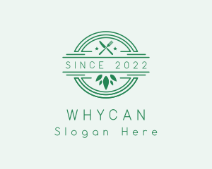 Vegan Restaurant Dining Logo