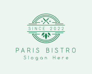 Vegan Restaurant Dining logo design