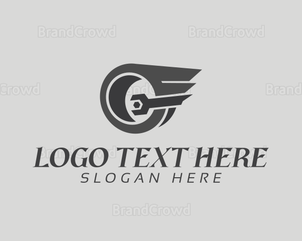 Fast Wheel Mechanic Logo