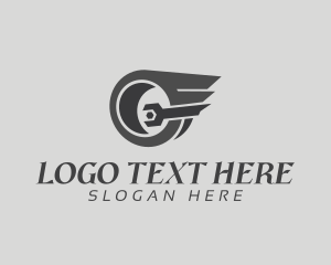 Gray - Fast Wheel Mechanic logo design