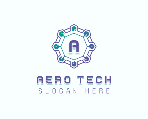 Circuitry Tech Software logo design