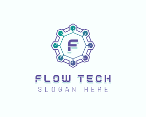 Circuitry Tech Software logo design