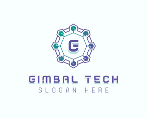 Circuitry Tech Software logo design