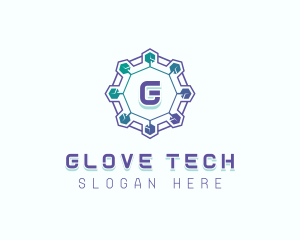 Circuitry Tech Software logo design