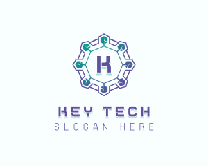 Circuitry Tech Software logo design