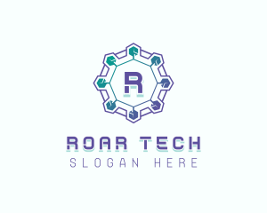 Circuitry Tech Software logo design