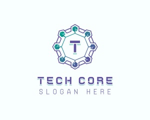 Circuitry Tech Software logo design