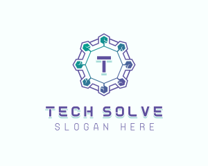 Circuitry Tech Software logo design