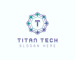 Circuitry Tech Software logo design