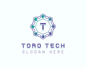 Circuitry Tech Software logo design