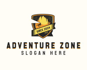 Adventure Cave Caving logo design