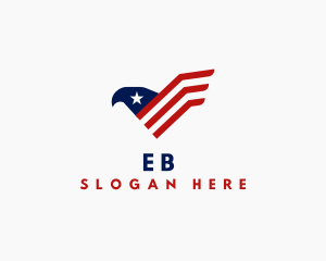 American Eagle Stripes logo design