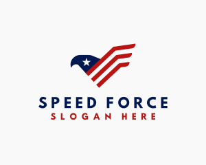 American Eagle Stripes logo design