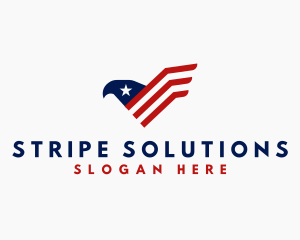 American Eagle Stripes logo design