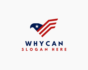 Star - American Eagle Stripes logo design