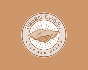 Sweet Potato Root Crop logo design