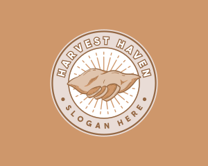 Sweet Potato Root Crop logo design