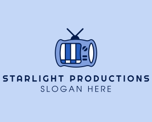 Showbiz - Pillow Television Media logo design