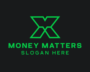 Asset Management - Software Technician Digital Letter X logo design