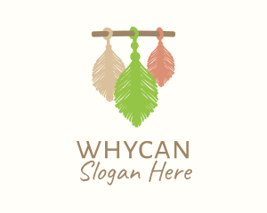 Hanging Macrame Leaves   Logo