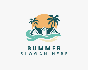 Beach House Property logo design