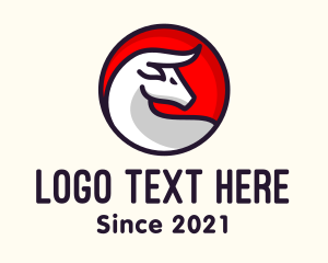 Zodiac - Wild Ox Horns logo design