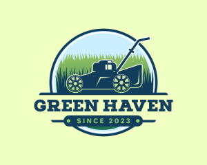 Garden - Lawn Mower Garden logo design